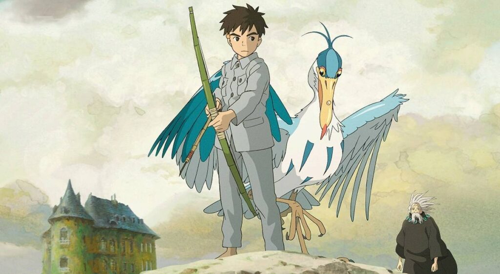 der junge und der reiher